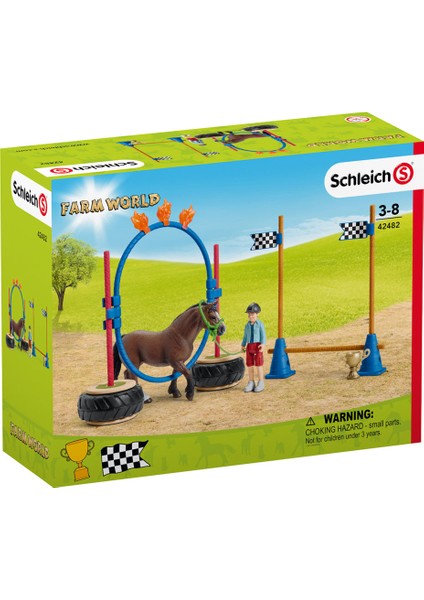 Farm World Oyun Seti Pony Yarış Seti CFW42482