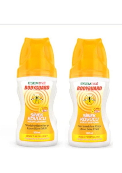 Bodyguard Sinek Kovucu Losyon 8 Saat Etkili 100 ml 2 Adet