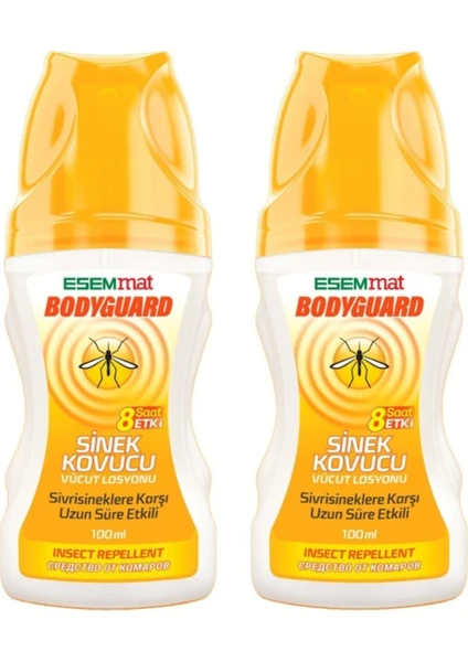 Sinek Kovucu Bodyguard Vücut Losyon 100 ml x 2 Adet Kzmprt