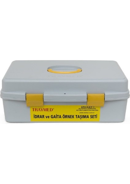 1 Adet Gaita Örnek Taşıma Seti- Gri- Büyük