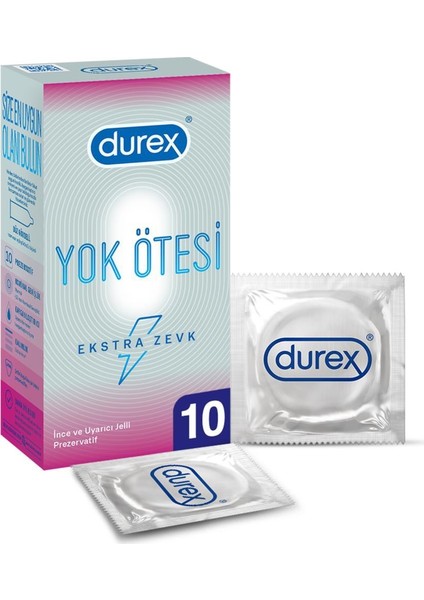 Yok Ötesi Ekstra İnce Ekstra Zevk Prezervatif 10'lu