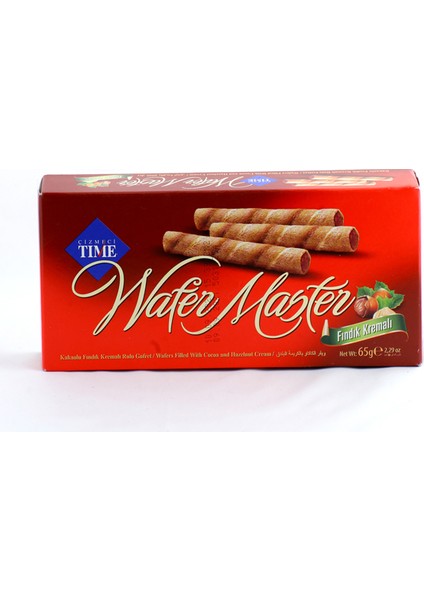 Çizmeli Time Wafer Master Fındık Kremalı 65 gr