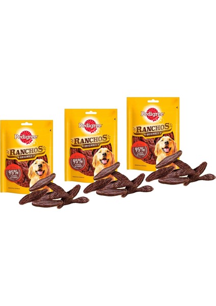 Ranchos Sığır Etli Köpek Ödül Maması 70 gr (3 Adet)