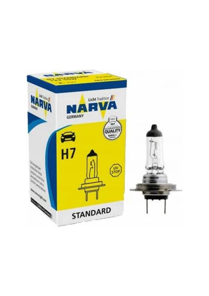 H7 12V 55W Standart Halogen Ampul 1 Adet