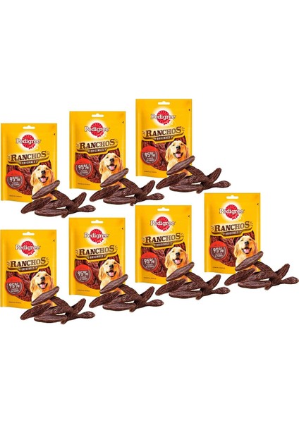 Ranchos Sığır Etli Köpek Ödül Maması 70 gr (7 Adet)