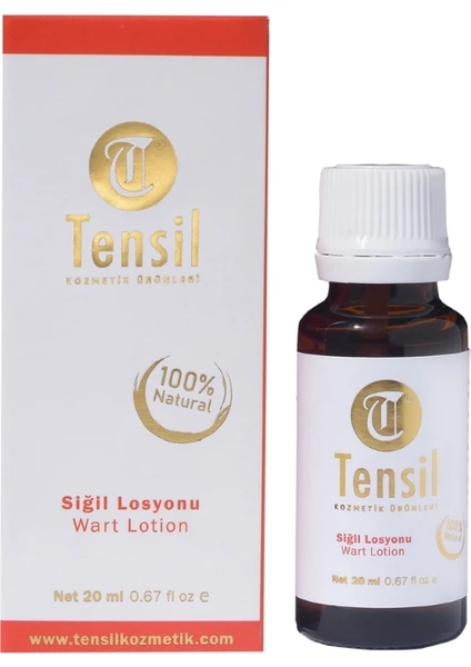 Tensil Kozmetik Siğil Kurutucu Losyon Bitkisel Merhem (Wart Lotion)