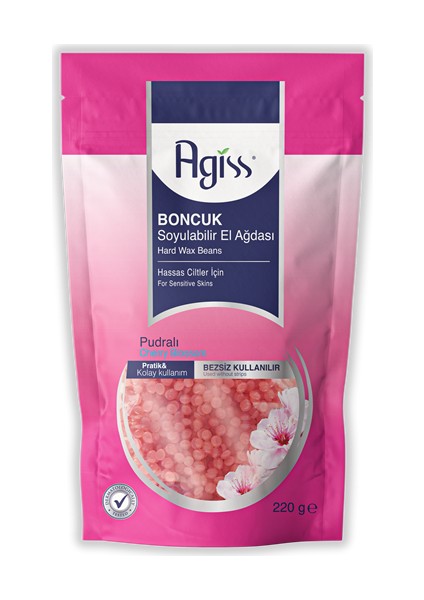 Agiss Pudralı Inci Boncuk Granül Sir El Ağdası 250GR 2'li Set + Yağ + Spatula + Lif + Kalemparf