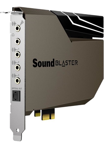 Sound Blaster Ae-7 - Hi-Res- Dahili Pcıe Ses Kartı, Dört Çekirdekli Işlemci, 127DB Dnr Ess Saber 9018 Dac, X Bi-, 5.1 / 7.1 Hd, Dolby Dts