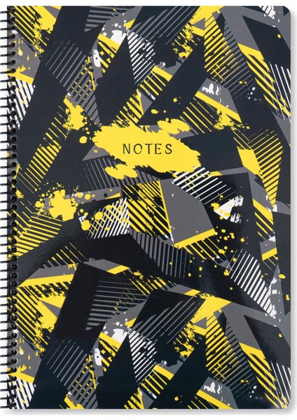 A4 Çizgili Defter Sports - Sarı