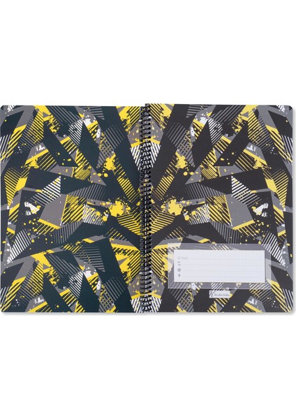 A4 Çizgili Defter Sports - Sarı