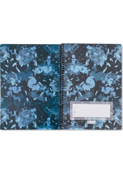 A4 Kareli Defter Sports - Mavi