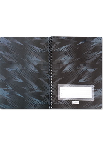 A4 Kareli Defter Sports - Siyah