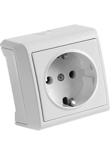 Vera Sıvaüstü Topraklı Beyaz Priz 90681008
