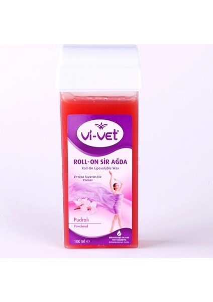 Vivet Pudralı Kartuş Roll On Sir Ağda 100MLX6'LI+BEZ+KALEMPAR