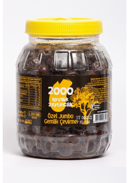 Özel Jumbo Gemlik Çevirme 940 gr (L-231-260 Kg/ad)