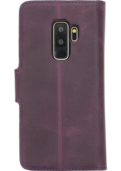 Samsung Galaxy S9 Plus Mor Deri Cüzdan Telefon Kılıfı fiyatları