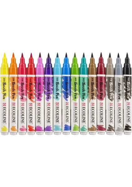 Ecoline Brush Pen Fırça Uçlu Kalem Seti 15 Renk fiyatları