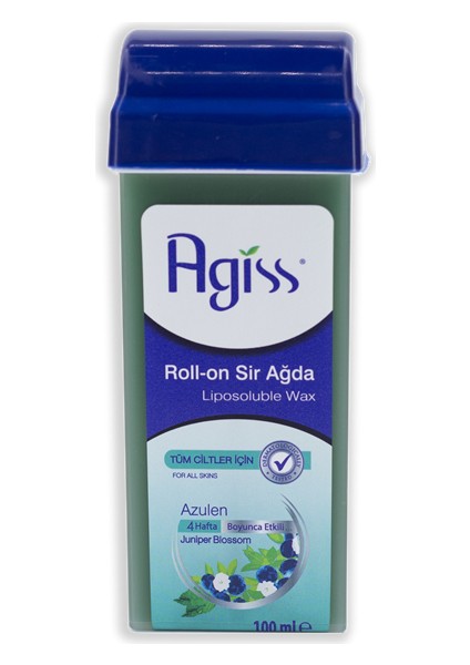 Agiss Azulen Kartuş Roll On Sir Ağda 100 ml x 9'LU + Bez + Kalempar