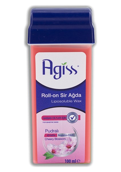 Agiss Pudralı Kartuş Roll On Sir Ağda 100 ml x 9'LU + YAĞ + Bez + Kalempar