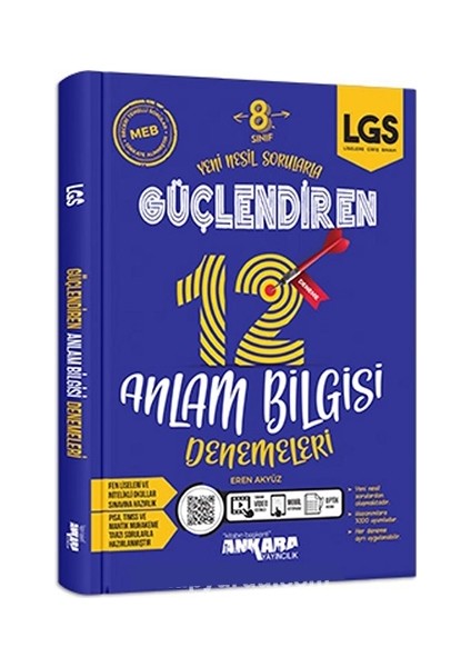 8.Sınıf Güçlendiren 12'li Anlam Bilgisi Denemeleri