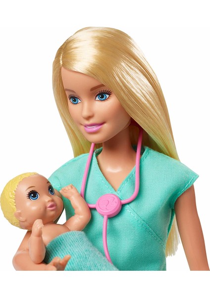 ve Meslekleri Oyun Setleri Bebek Doktoru Sarı Saçlı GKH23 fiyatları