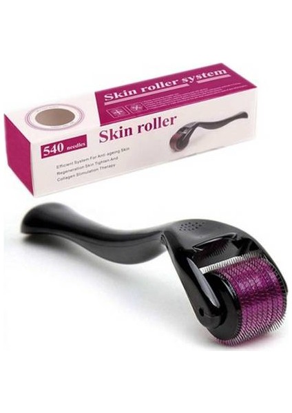 Dermaroller Titanyum 540 İğneli 0.50mm Saç Çıkarma ve Cilt Yenileme Tarağı