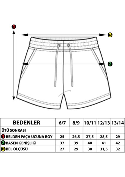 Toontoy Kız Çocuk Iki Yanı Garnili Creativ Nakışlı Şort fiyatları