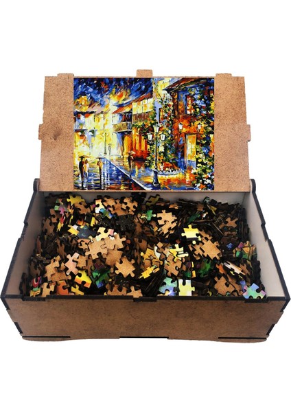 Leonid Afremov 1000 Parça Ahşap Puzzle Yapboz