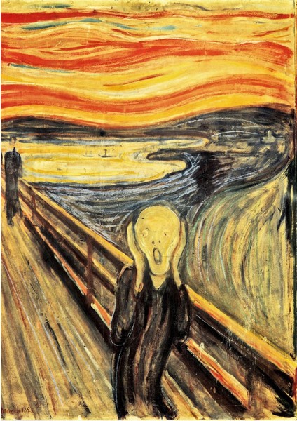 Edvard Munch 1000 Parça Ahşap Puzzle Yapboz