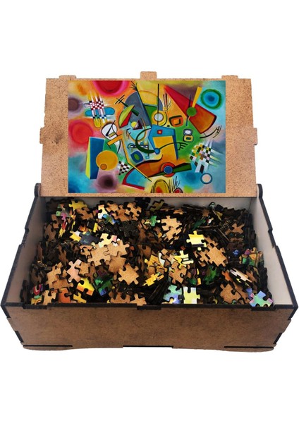 Kandinski Model 2 1000 Parça Ahşap Puzzle Yapboz