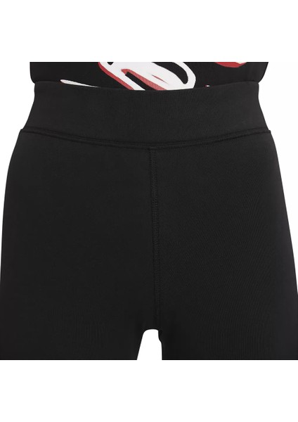 Sportswear Essential Yüksek Belli Logolu Kadın Taytı modelleri