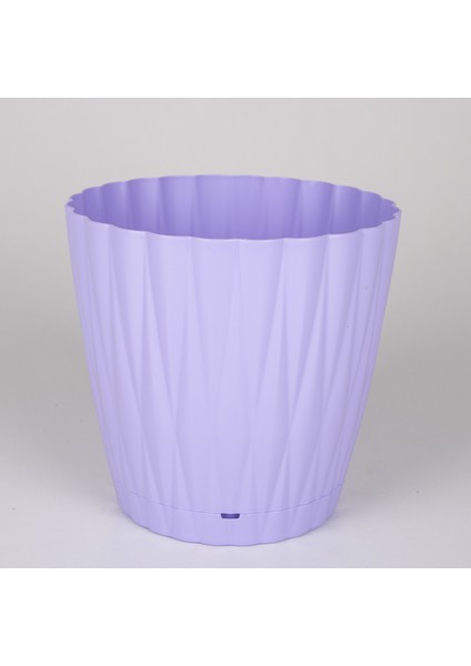 Plastik Istiridye Saksı No:2 Lila 1,6 Litre 15X13 cm