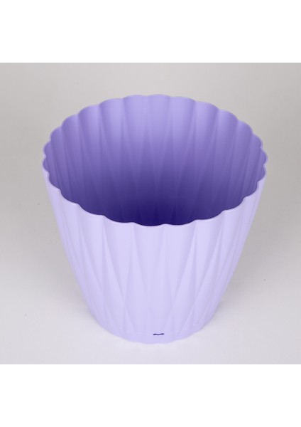 Plastik Istiridye Saksı No:3 Lila 3 Litre 18,5X16 cm