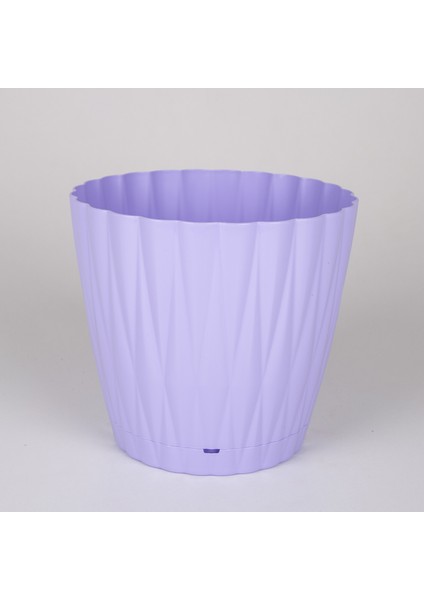 Plastik Istiridye Saksı No:4 Lila 5,5 Litre 22X20 cm