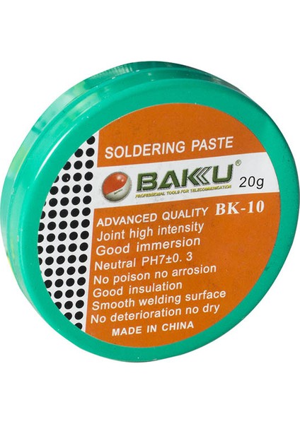 Bk-10 Lehim Pastası 20GR