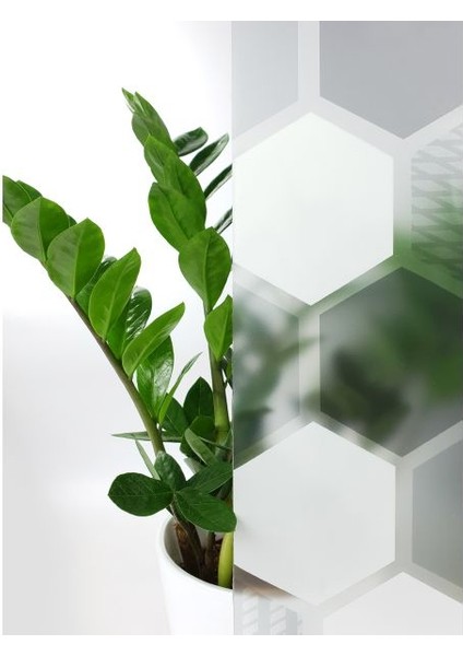 334-5039 Geometrik Desen Statik Cam Folyo (90CM x 1mt)