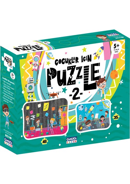 Çocuklar Için Puzzle - 2 (Kutulu)