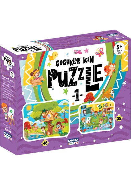 Çocuklar Için Puzzle - 1 (Kutulu)