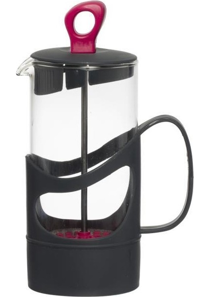 350CC French Press Pembe Süzgeçli