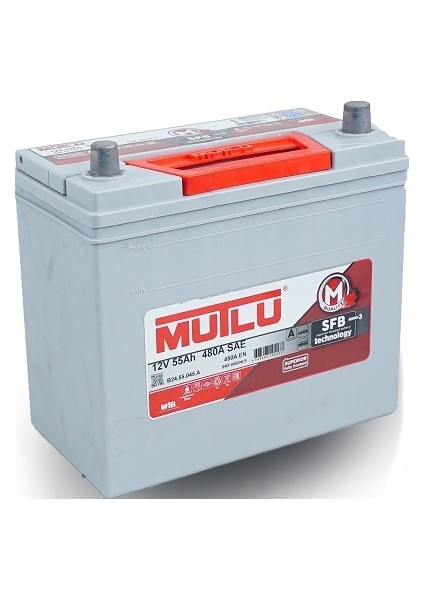 12 Volt 55 Amper Yüksek Düz Akü (Üretim Yılı: 2022)