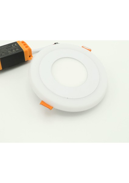 Beyaz Mavi Sıva Altı Spot Panel LED Armatür 3+3 Watt