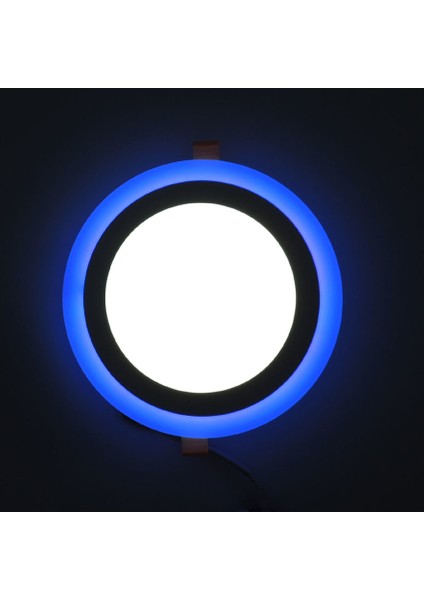 Beyaz Mavi Sıva Altı Spot Panel LED Armatür 12+4 Watt
