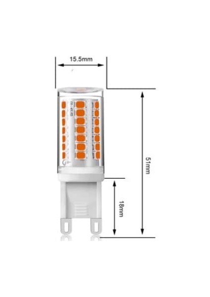 3 W G9 LED Kapsül Ampul 220V Günışığı CT-4249-G