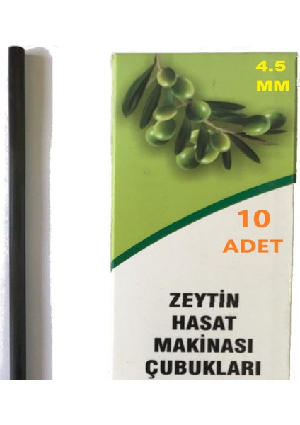 4.5mm Zeytin Hasat Makinaları Karbon Fiber Çubuk 10LU Paket