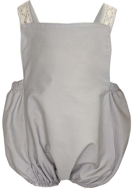 Kız Bebek Dantel Detaylı Şort Tulum 0-3 Yaş fiyatları