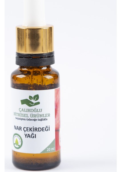 Çalıkoğlu Bitkisel Ürünler Nar Çekirdeği Yağı 20 ml (Siyah Damlalıklı)