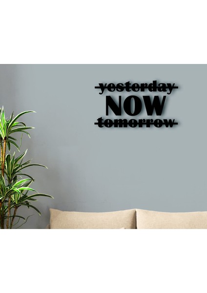 Gift Now Tasarımlı Ahşap Duvar Yazısı