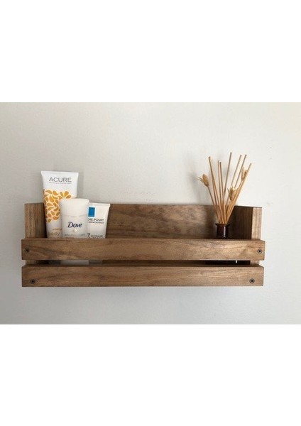 Gift Ahşap Banyo Rafı Banyo Düzenleyici