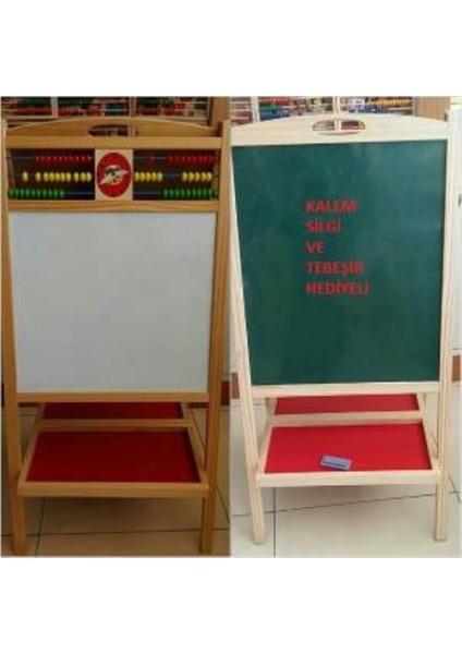 Çift Taraflı Abaküslü Büyük Boy Yazı Tahtası Çocuk Yazı Tahtası modelleri