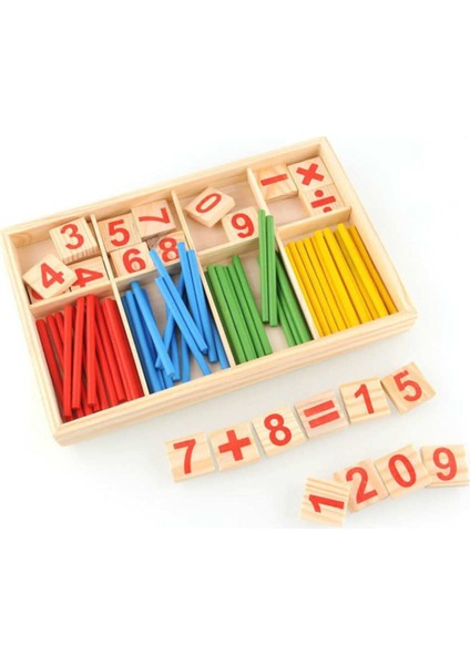 Hambag 64 Parça Kutulu Matematik Öğrenme Seti Tangram li